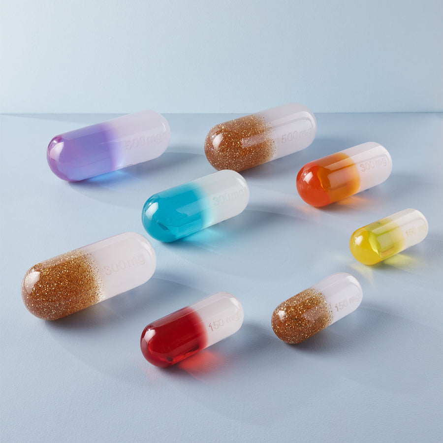 Acrylic Capsule Decorative Object S | Jonathan Adler Pill | Oroa.com