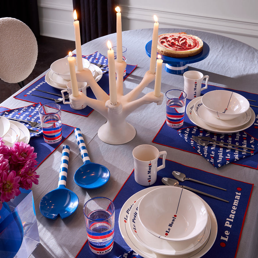 Six-Hand Porcelain Candelabra | Jonathan Adler Eve | Oroa.com