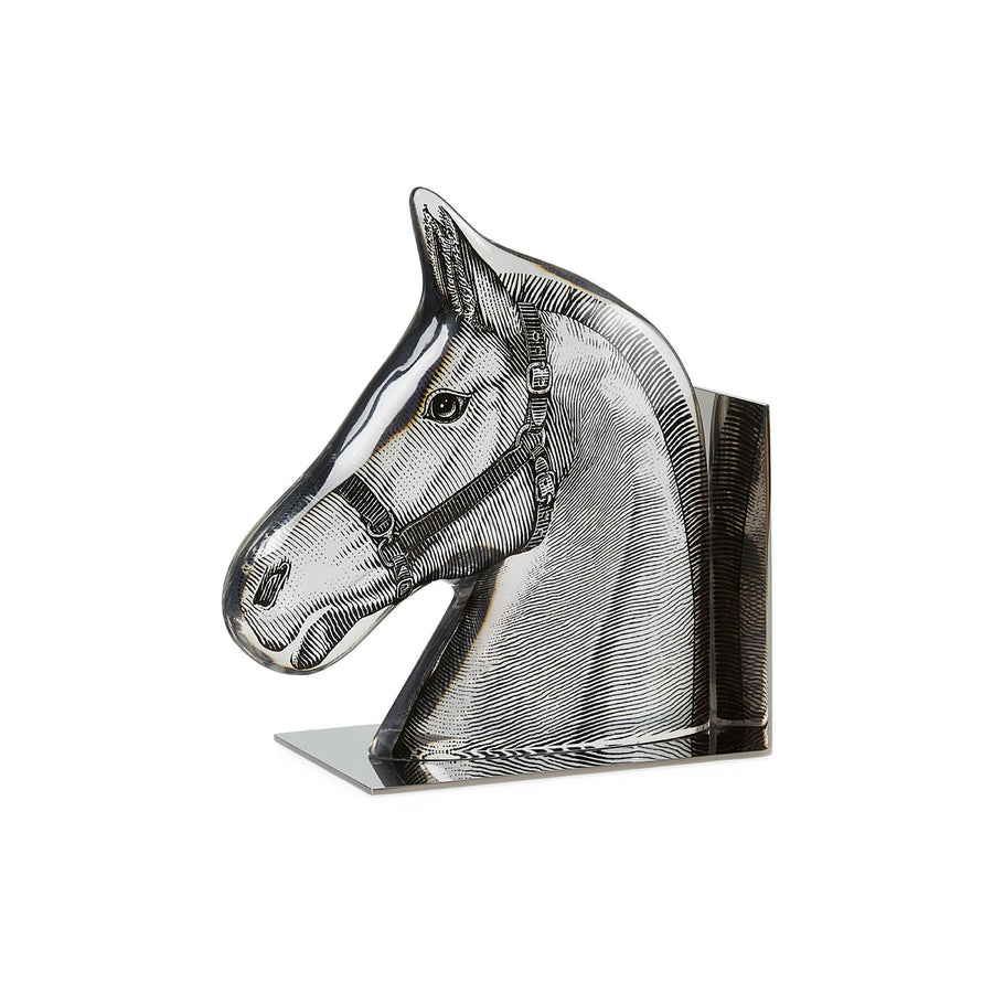 Silver Acrylic Bookends | Jonathan Adler Horse | Oroa.com