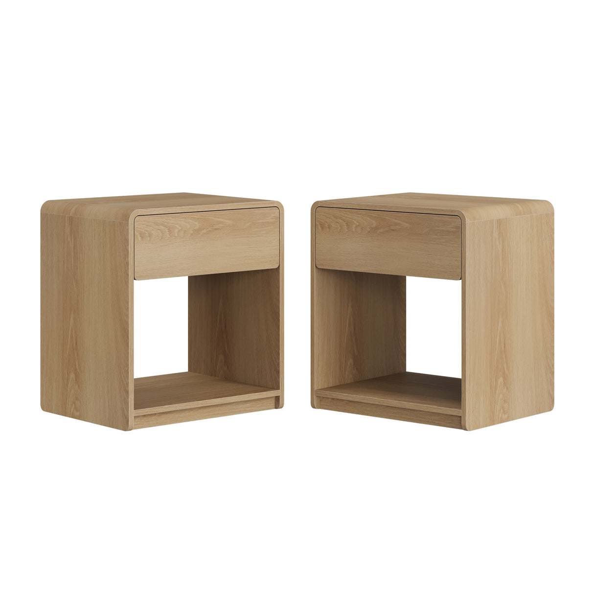 Oak Modern Bedside Table Set | OROA