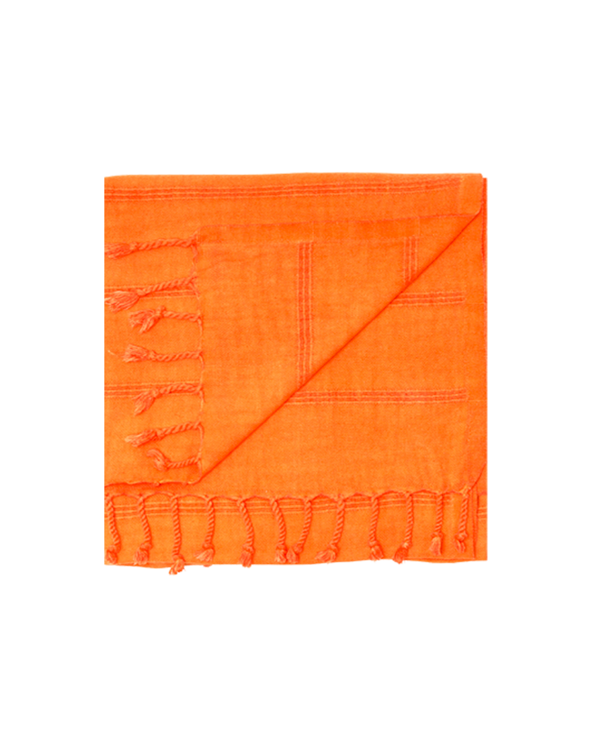 Jaipur Orange Sand Free Beach Towel - OROA
