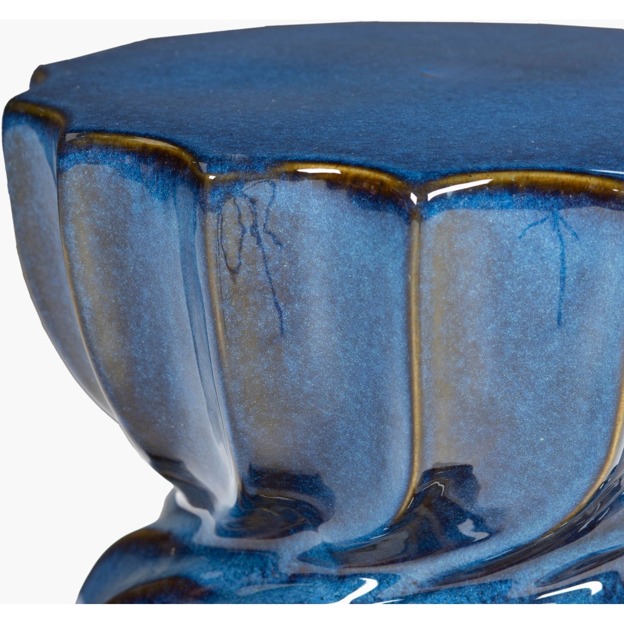 Modern European furniture - Twisted Hourglass Ceramic Garden Stool - www.oroa.com