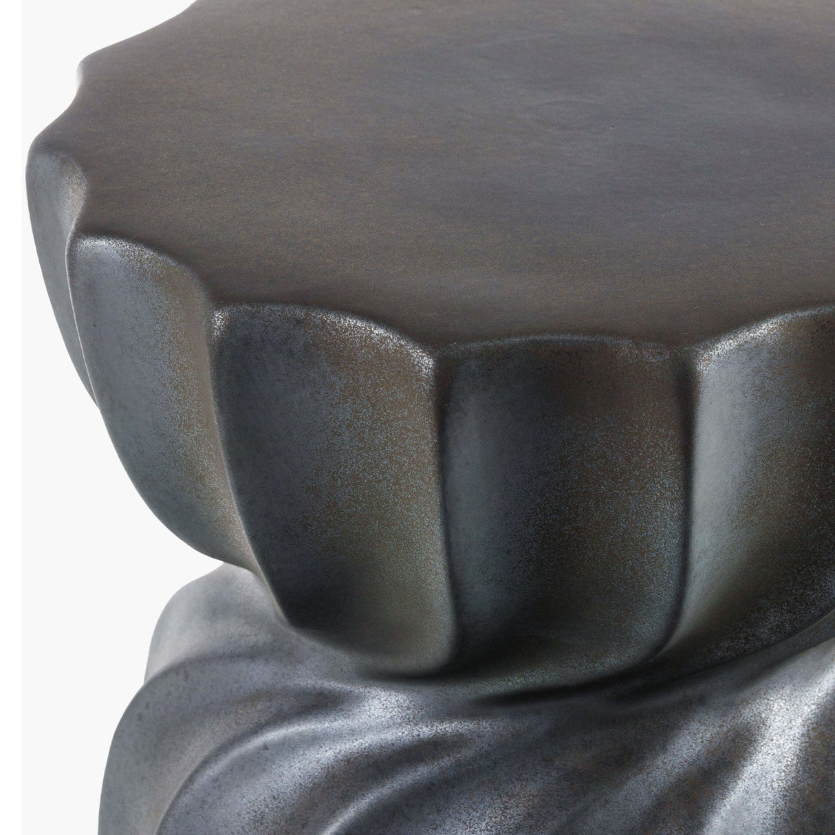 Modern European furniture - Twisted Hourglass Ceramic Garden Stool - www.oroa.com