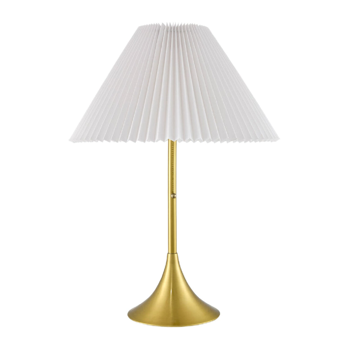 Modern European furniture - White Cotton Pleated Table Lamp - www.oroa.com