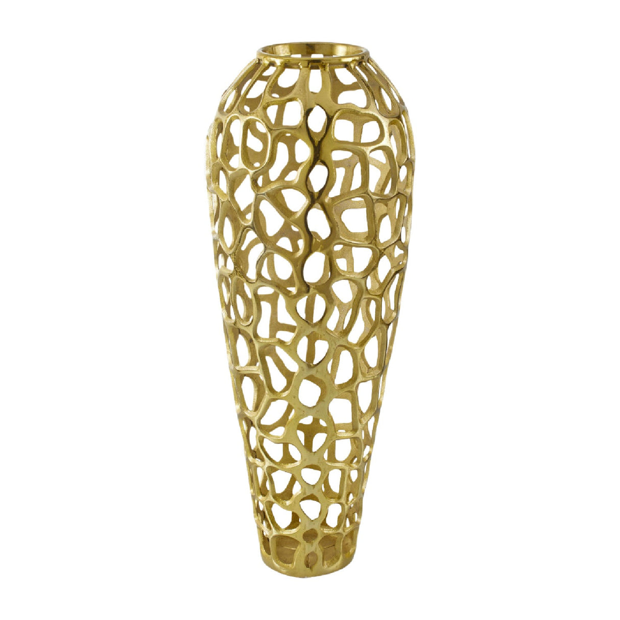 Modern European furniture - Openwork Aluminum Vase - www.oroa.com