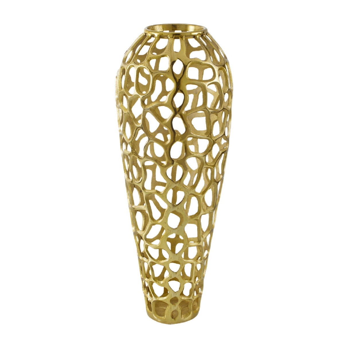 Modern European furniture - Openwork Aluminum Vase - www.oroa.com