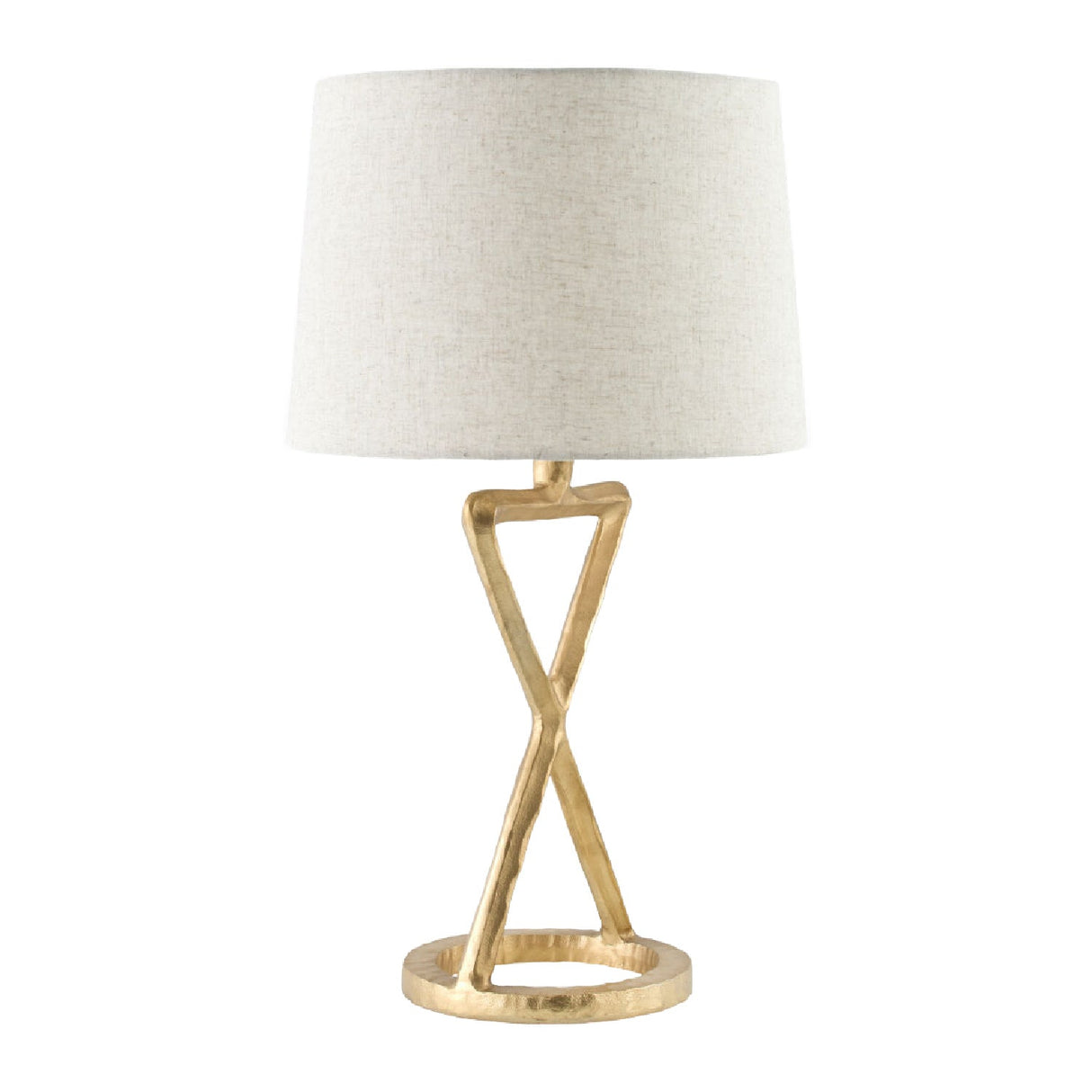 Modern European furniture - Crisscross Aluminum Accent Table Lamp - www.oroa.com