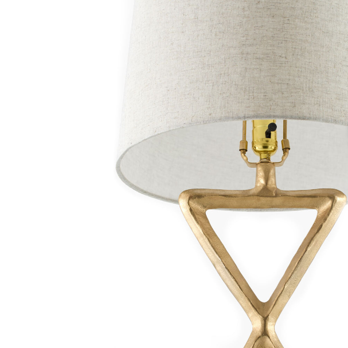 Modern European furniture - Crisscross Aluminum Accent Table Lamp - www.oroa.com