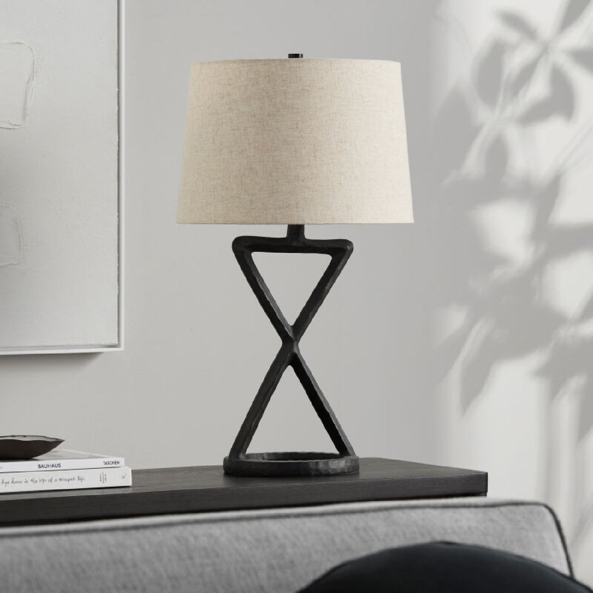 Modern European furniture - Crisscross Aluminum Accent Table Lamp - www.oroa.com