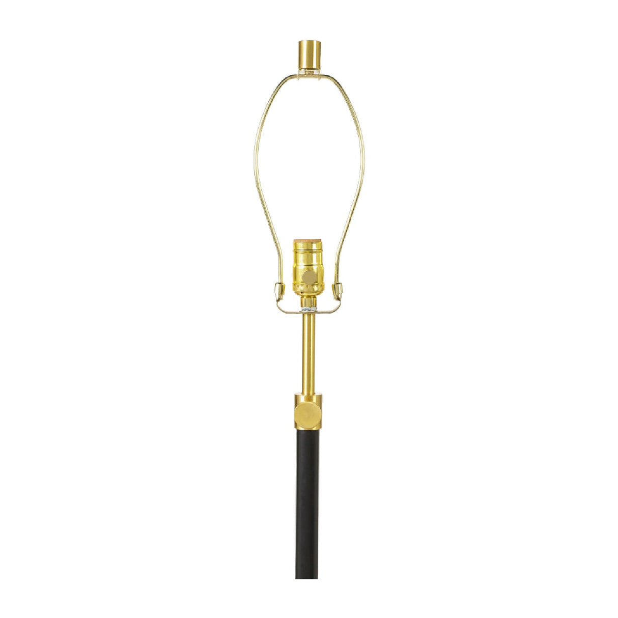 Cream Linen Accent Floor Lamp – Aberdeen – rear view