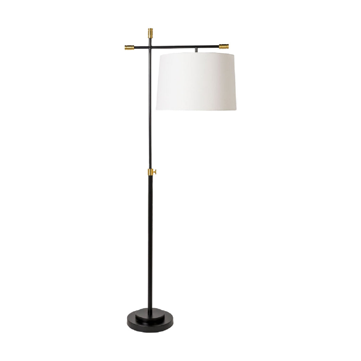 Modern European furniture - Ivory Linen Accent Floor Lamp - www.oroa.com