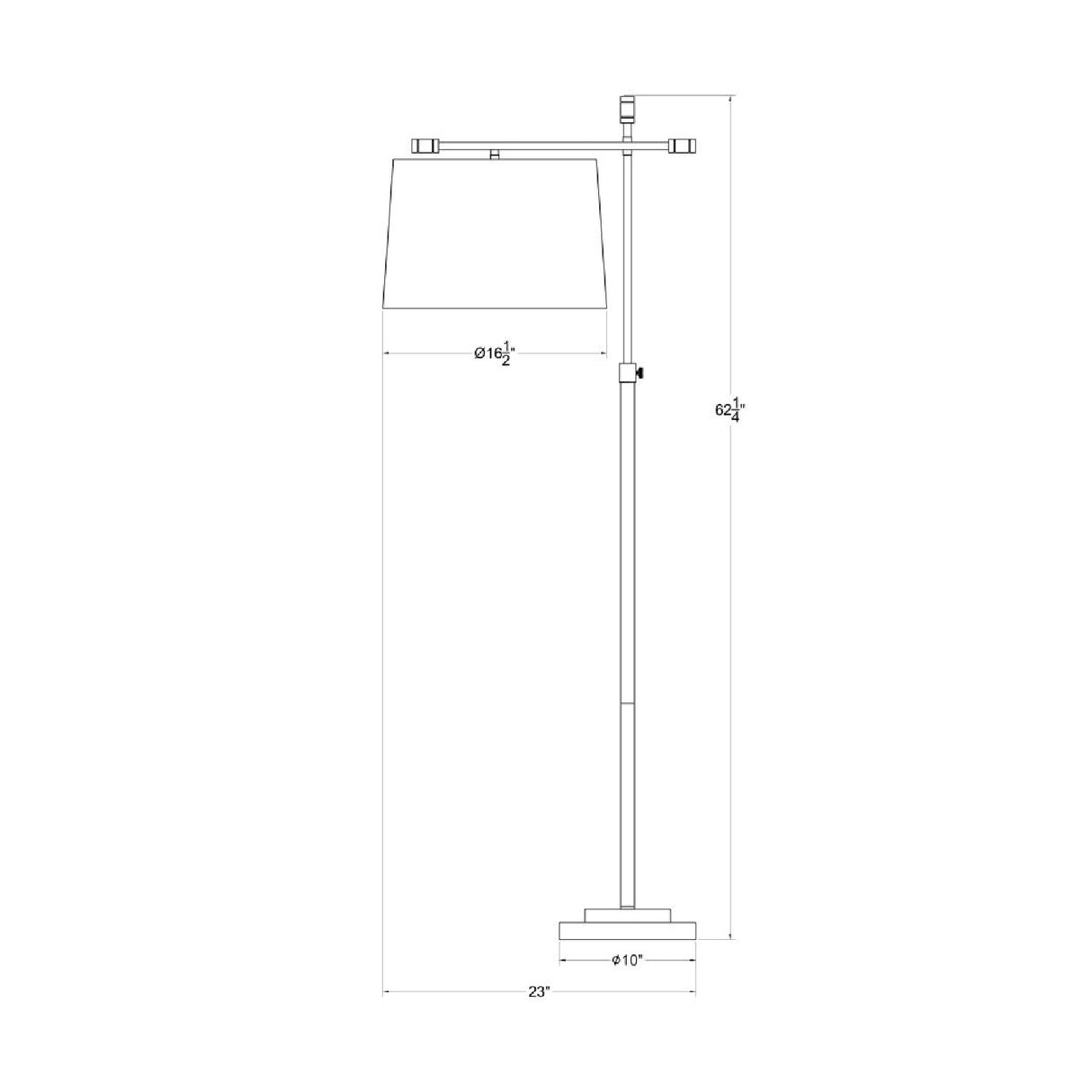 Ivory Linen Accent Floor Lamp | Oroa.com