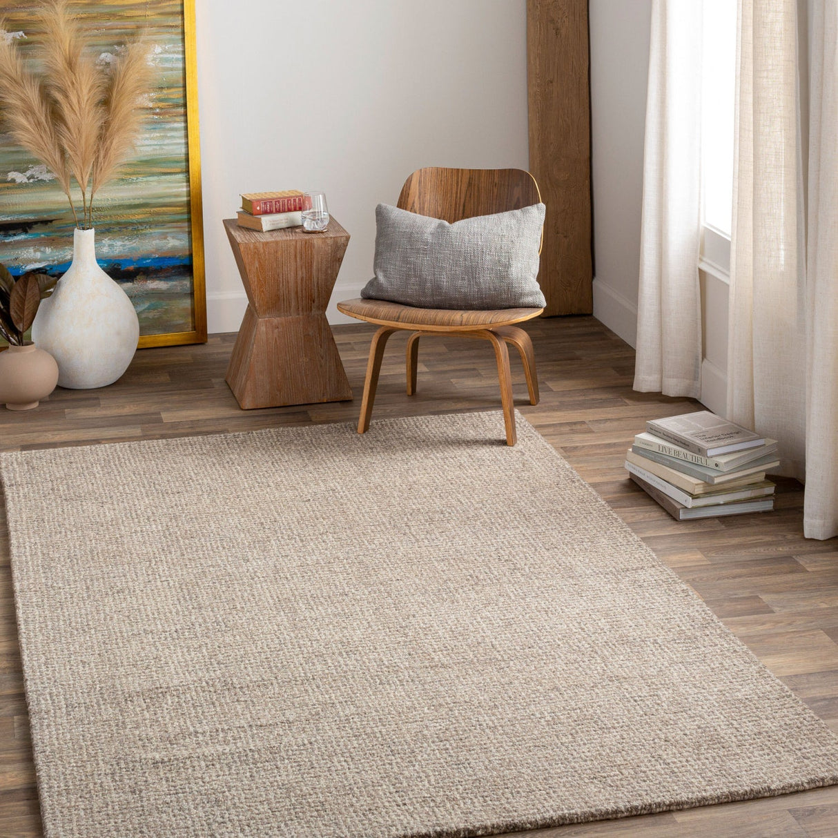 Modern European furniture - Gray Wool Table Runner - www.oroa.com