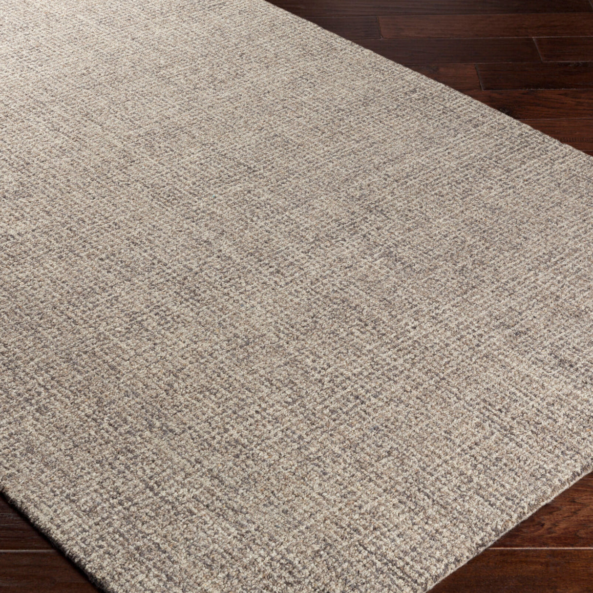 Modern European furniture - Gray Wool Square Carpet - www.oroa.com