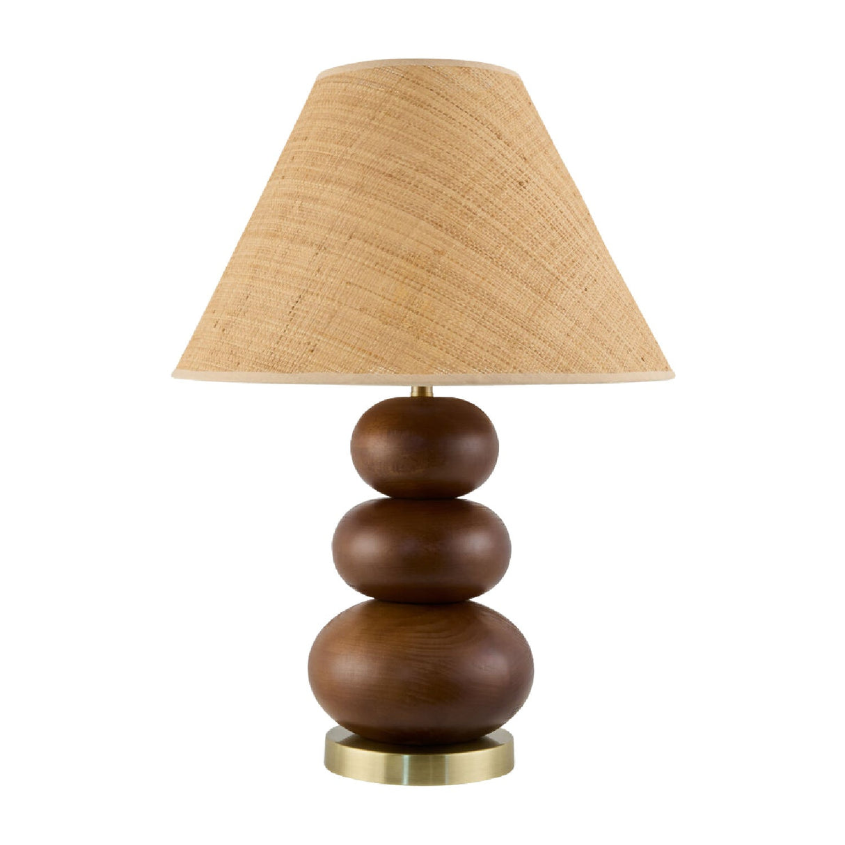 Modern European furniture - Brown Wooden Seagrass Table Lamp - www.oroa.com