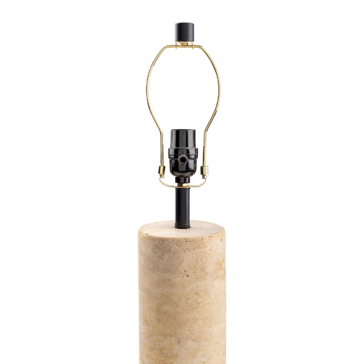Modern European furniture - Beige Travertine Accent Table Lamp - www.oroa.com