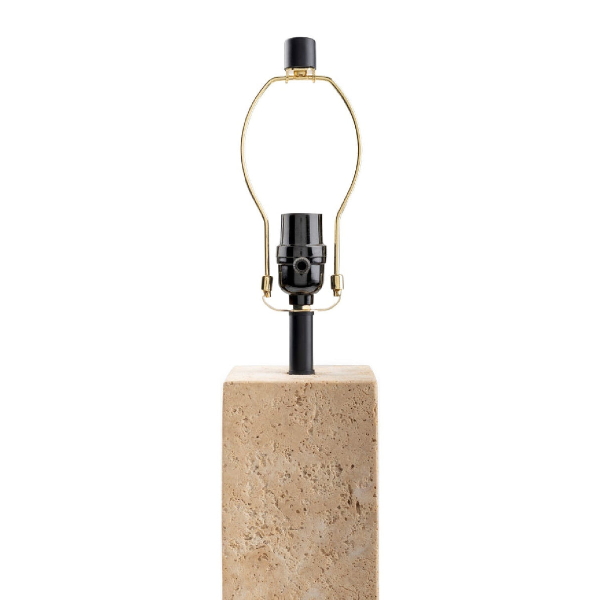 Modern European furniture - Beige Travertine Accent Table Lamp - www.oroa.com