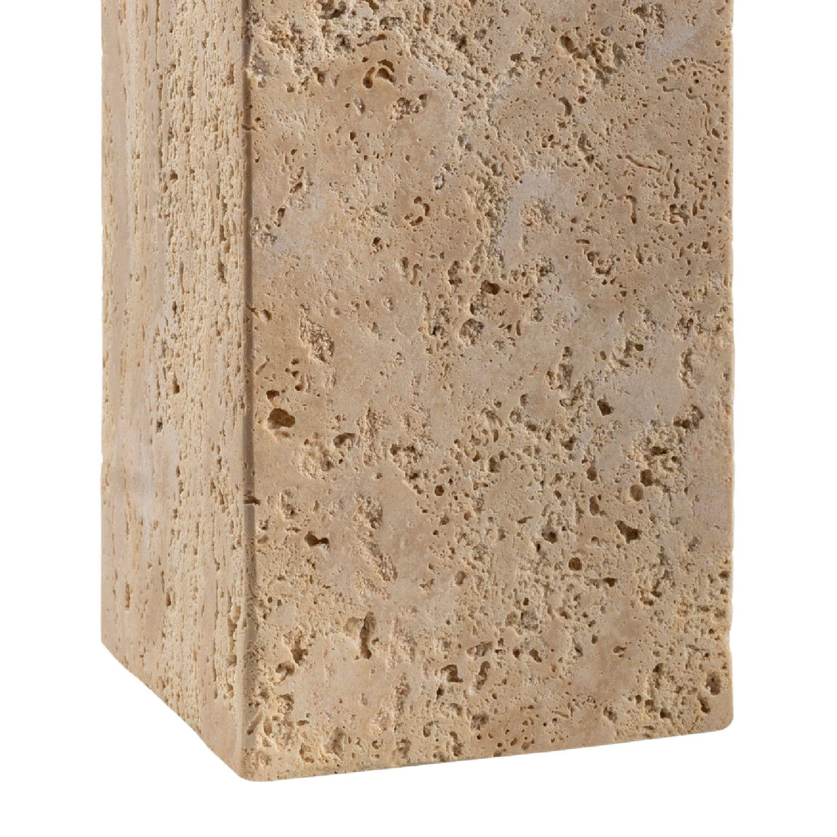 Modern European furniture - Beige Travertine Accent Table Lamp - www.oroa.com