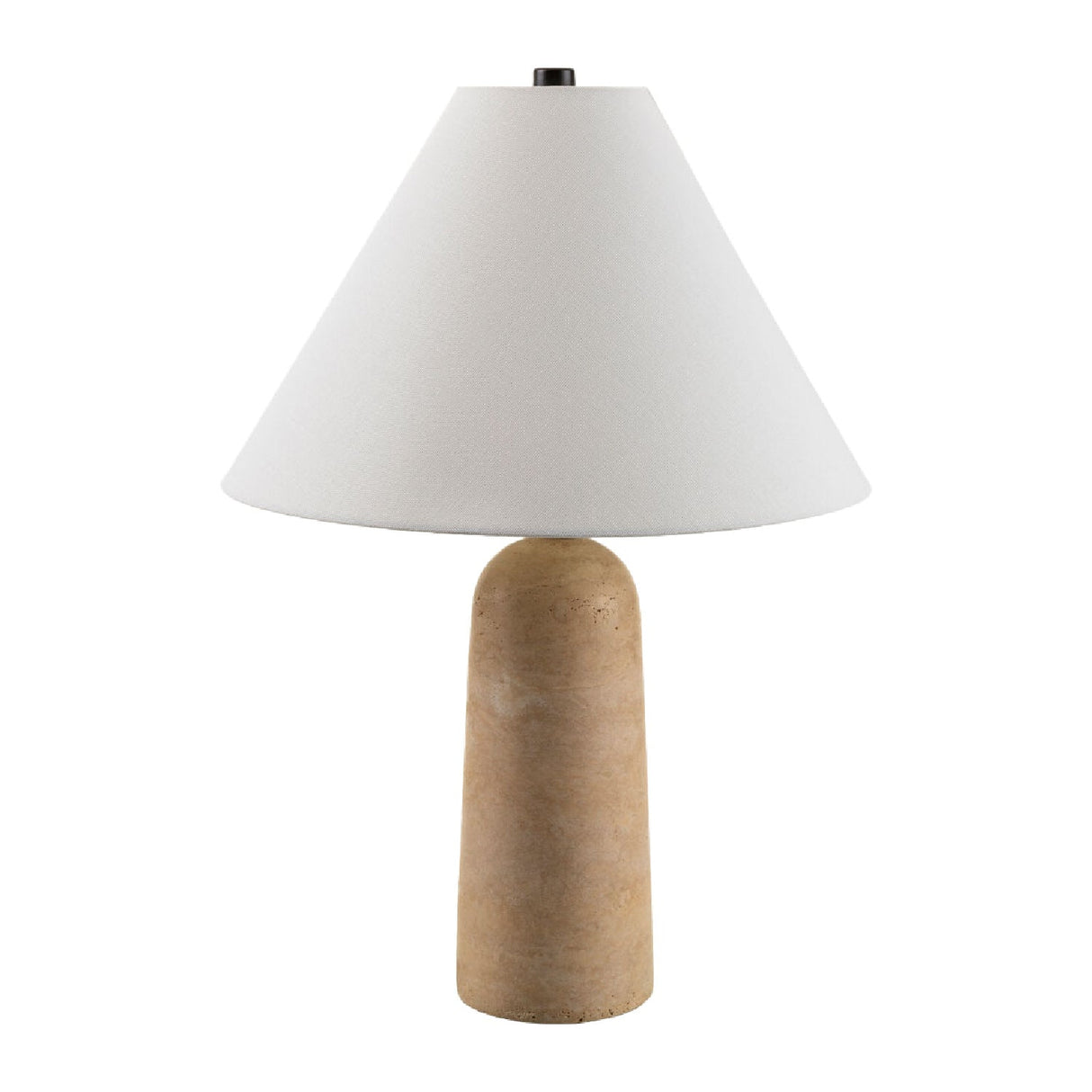 Modern European furniture - Empire Shade Travertine Table Lamp - www.oroa.com