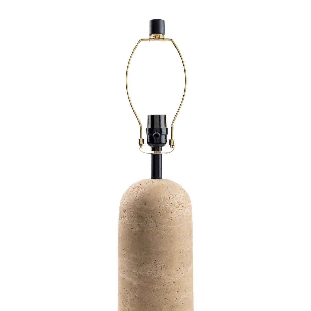 Modern European furniture - Empire Shade Travertine Table Lamp - www.oroa.com