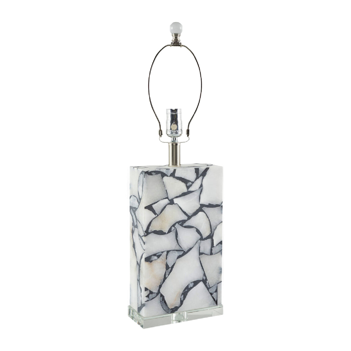 Modern European furniture - Marbled Stone Table Lamp - www.oroa.com | Oroa.com