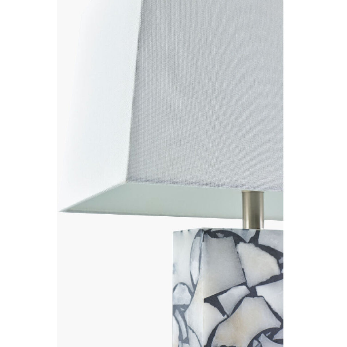 Modern European furniture - Marbled Stone Table Lamp - www.oroa.com