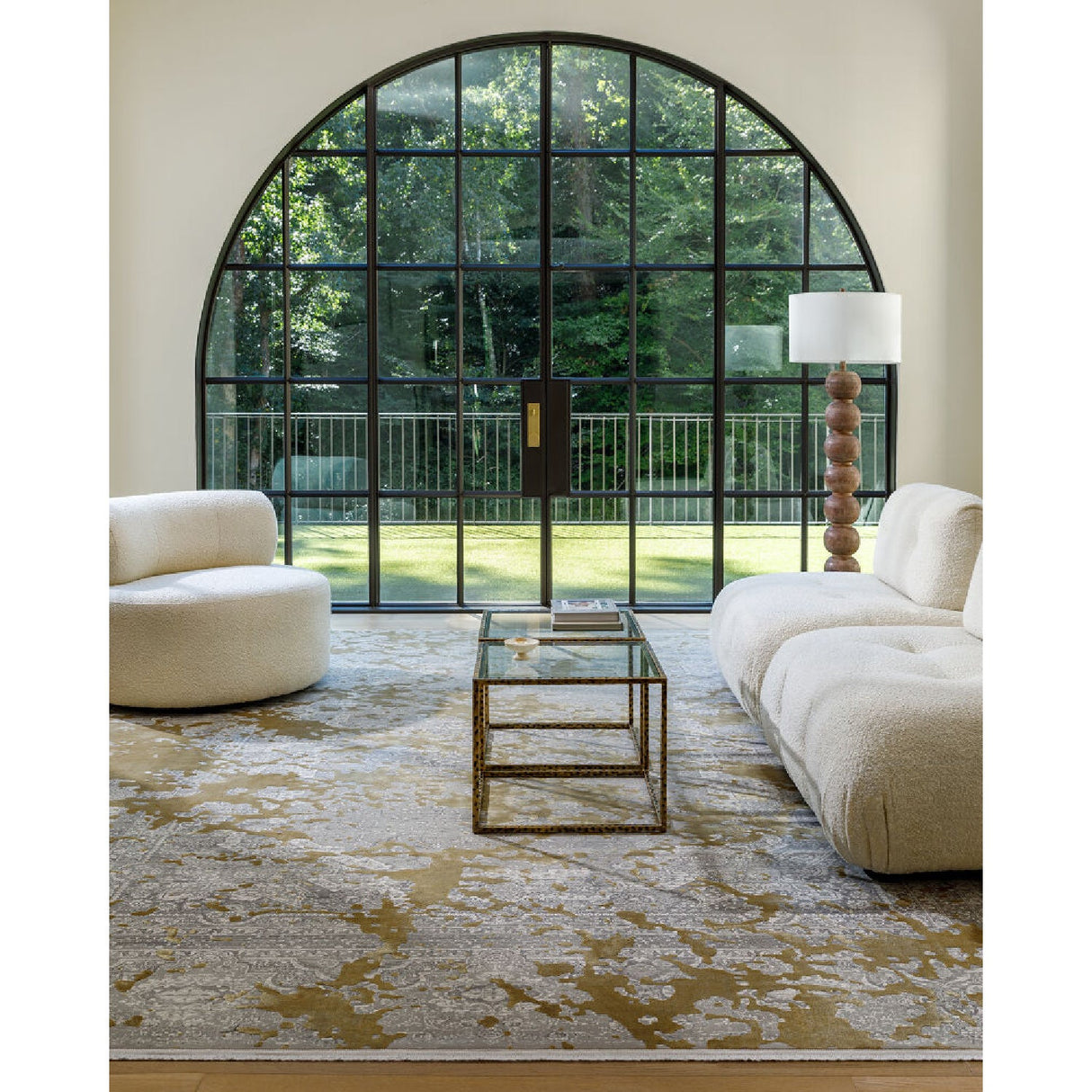 Modern European furniture - Stacked Sphere Accent Floor Lamp - www.oroa.com