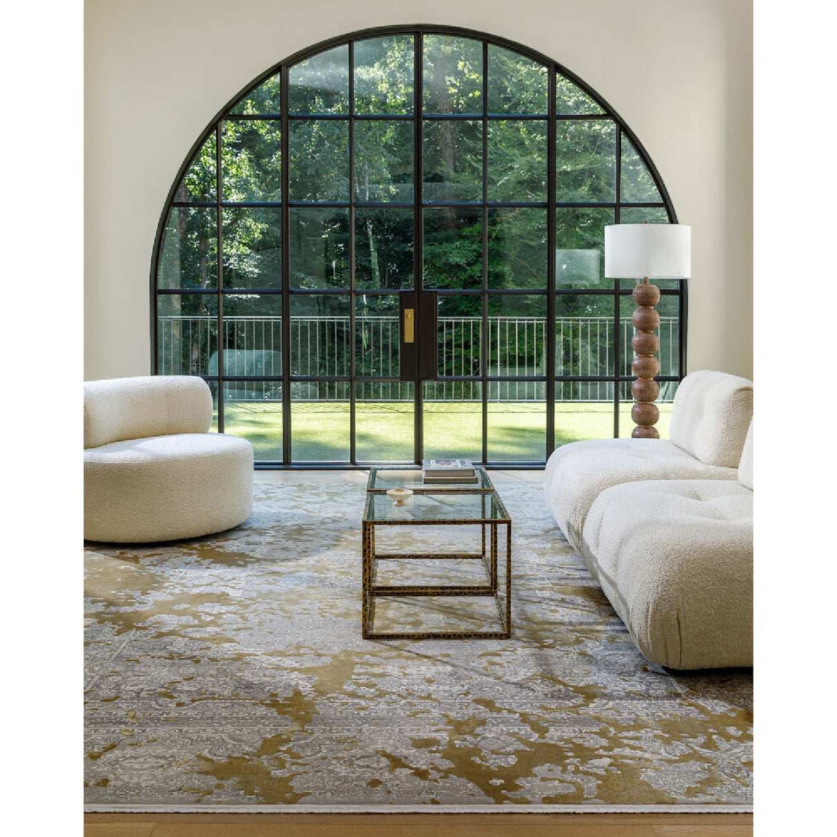 Modern European furniture - Stacked Sphere Accent Floor Lamp - www.oroa.com