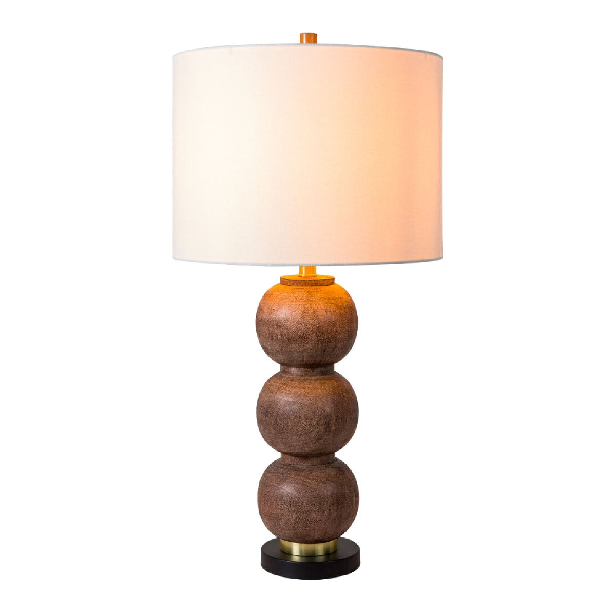 Modern European furniture - Brown Sphere Base Table Lamp - www.oroa.com