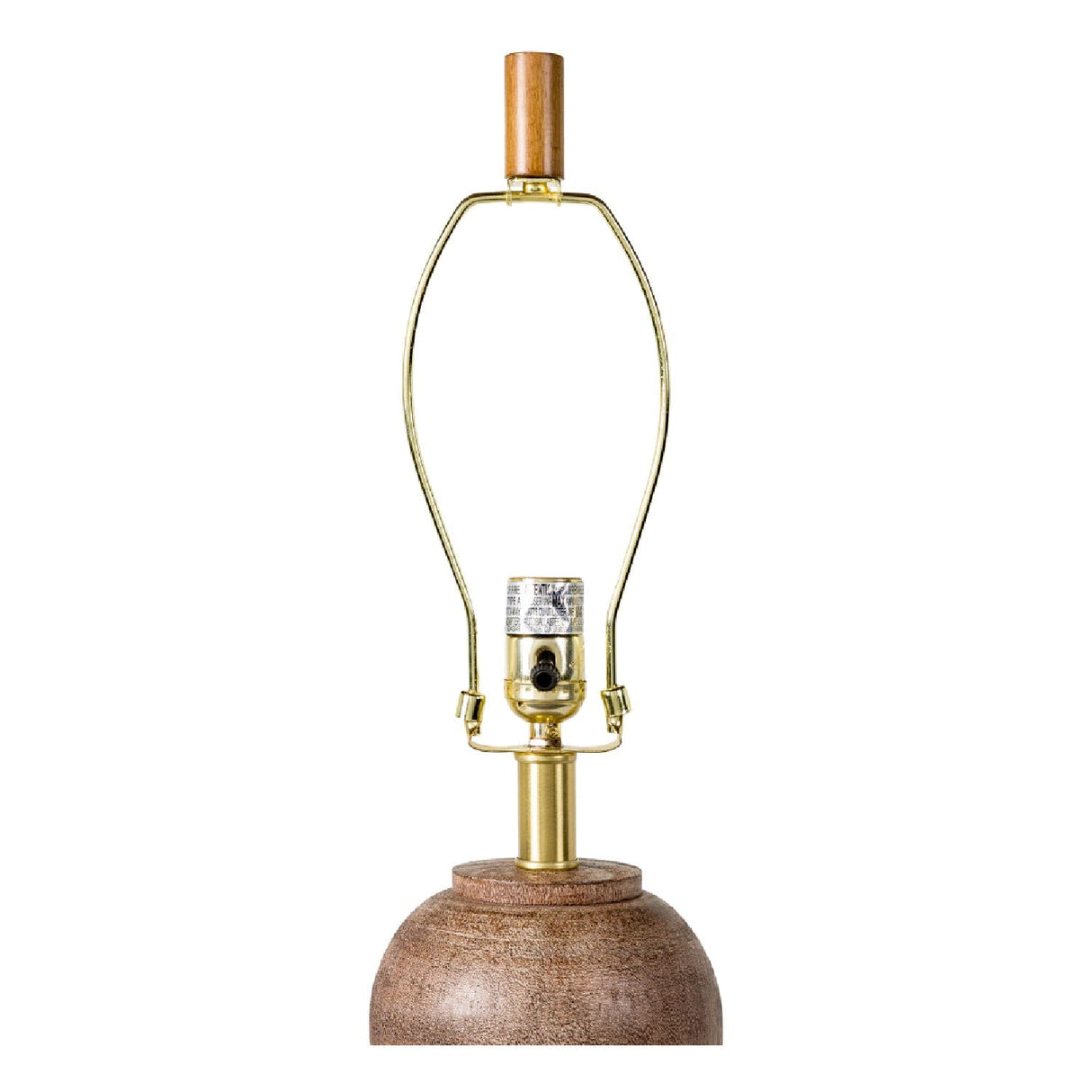 Modern European furniture - Brown Sphere Base Table Lamp - www.oroa.com