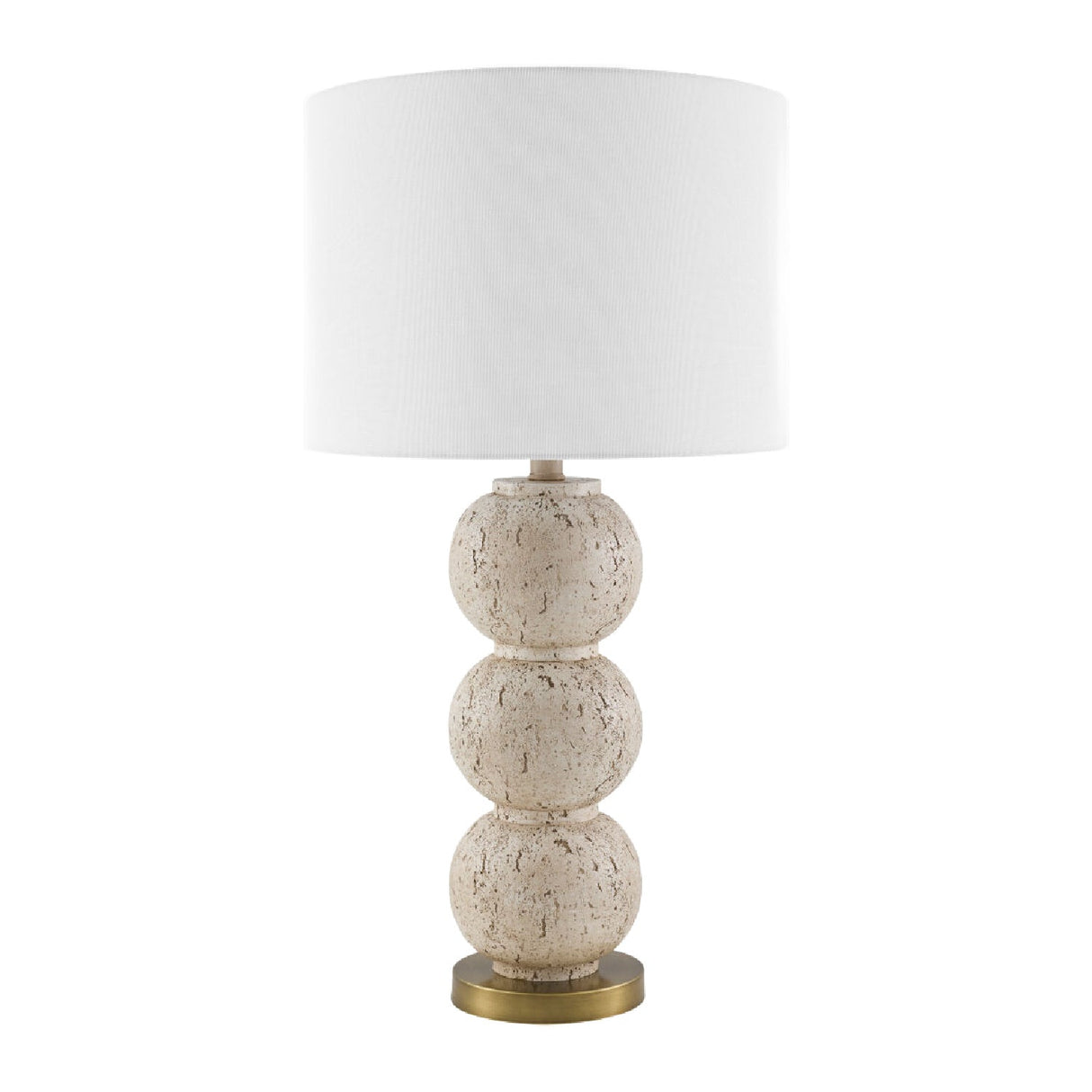 Modern European furniture - Cream Sphere Base Table Lamp - www.oroa.com