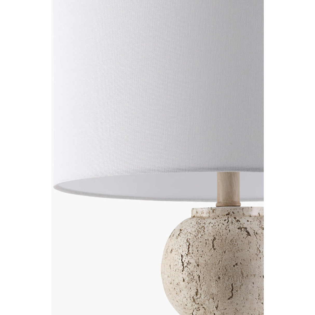 Modern European furniture - Cream Sphere Base Table Lamp - www.oroa.com