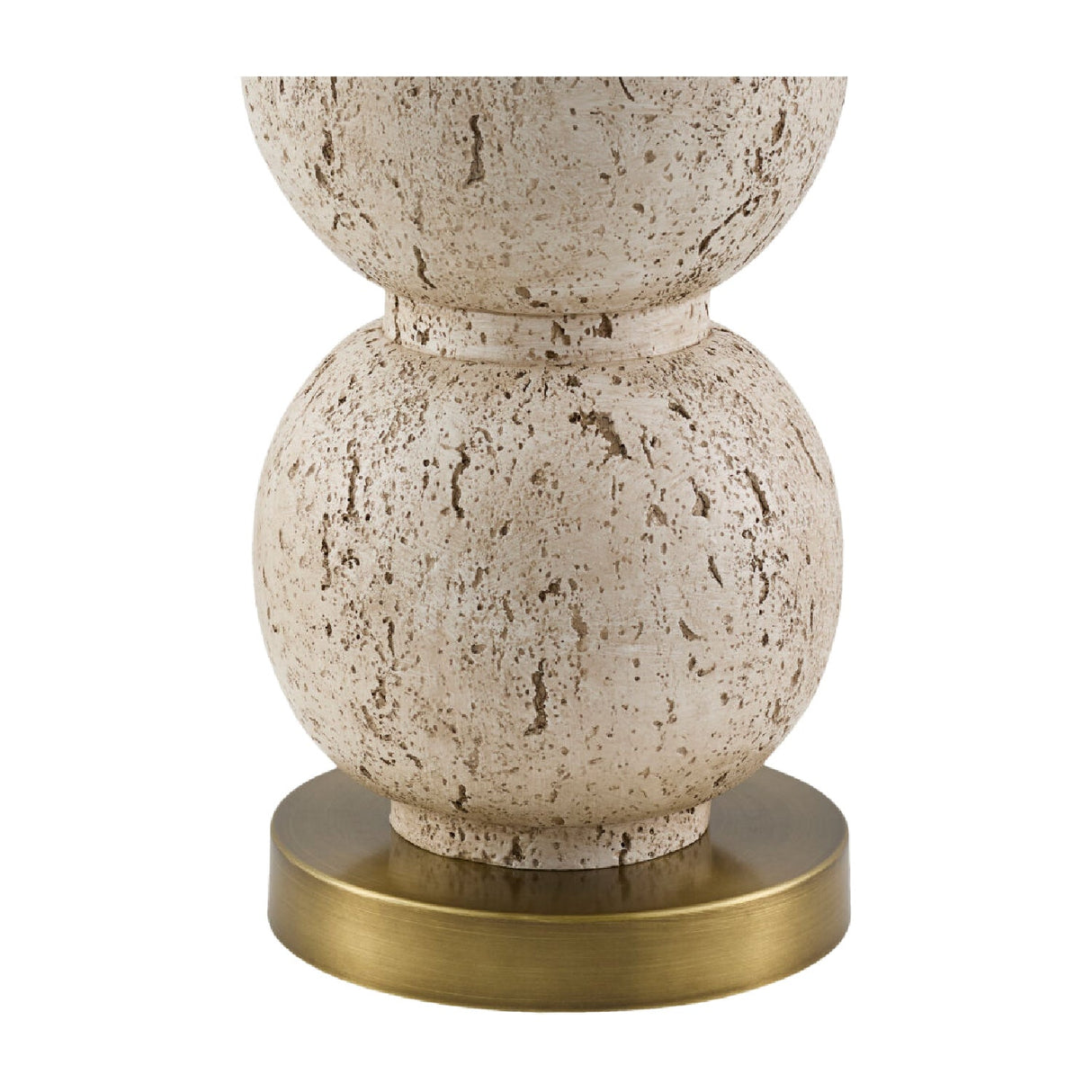 Modern European furniture - Cream Sphere Base Table Lamp - www.oroa.com