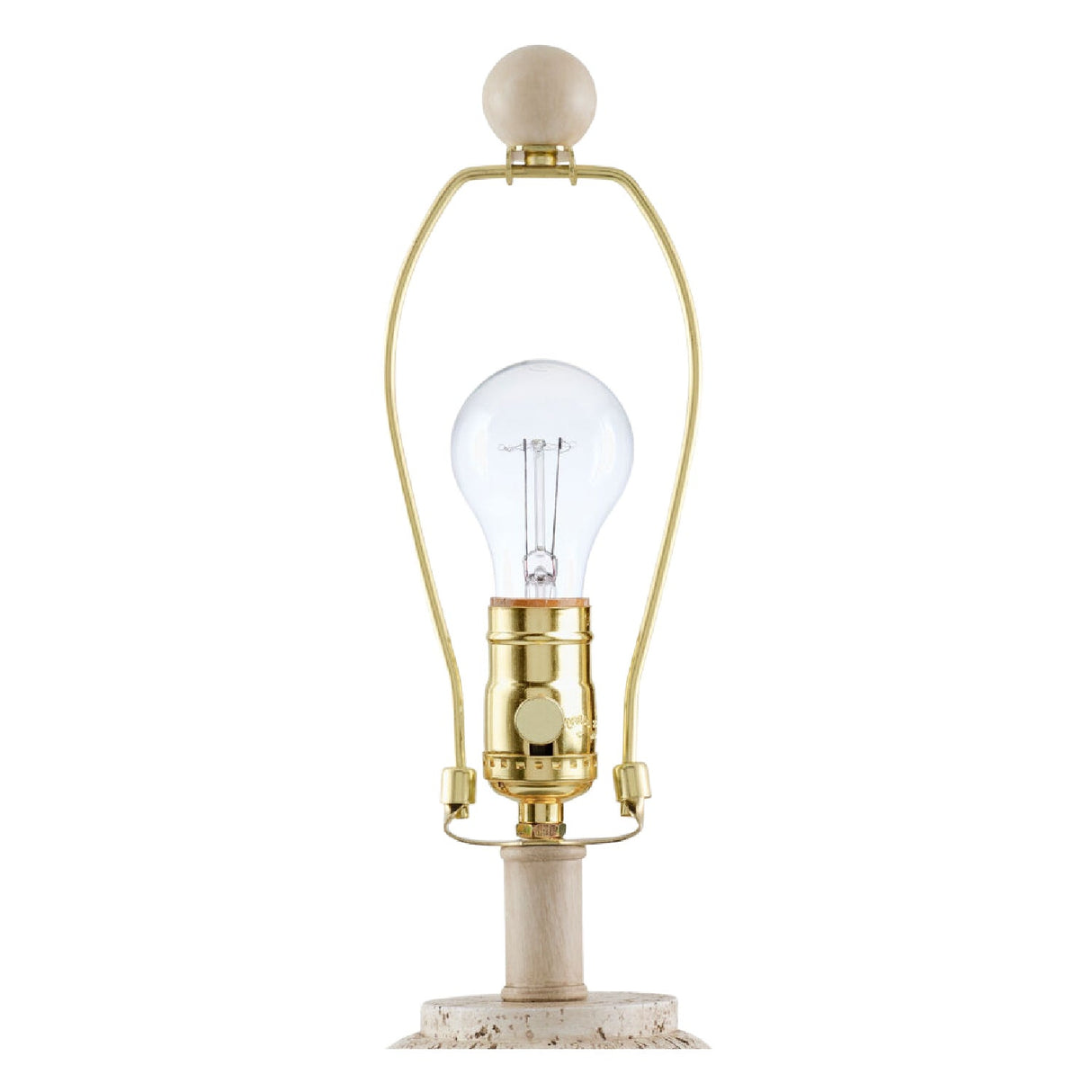 Modern European furniture - Cream Sphere Base Table Lamp - www.oroa.com