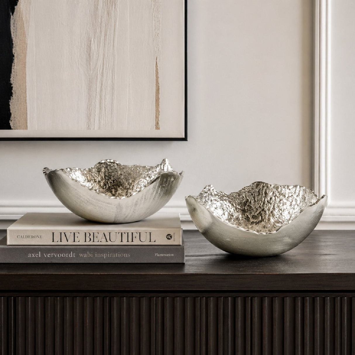Modern European furniture - Aluminum Organic-Edge Bowls (2) - www.oroa.com