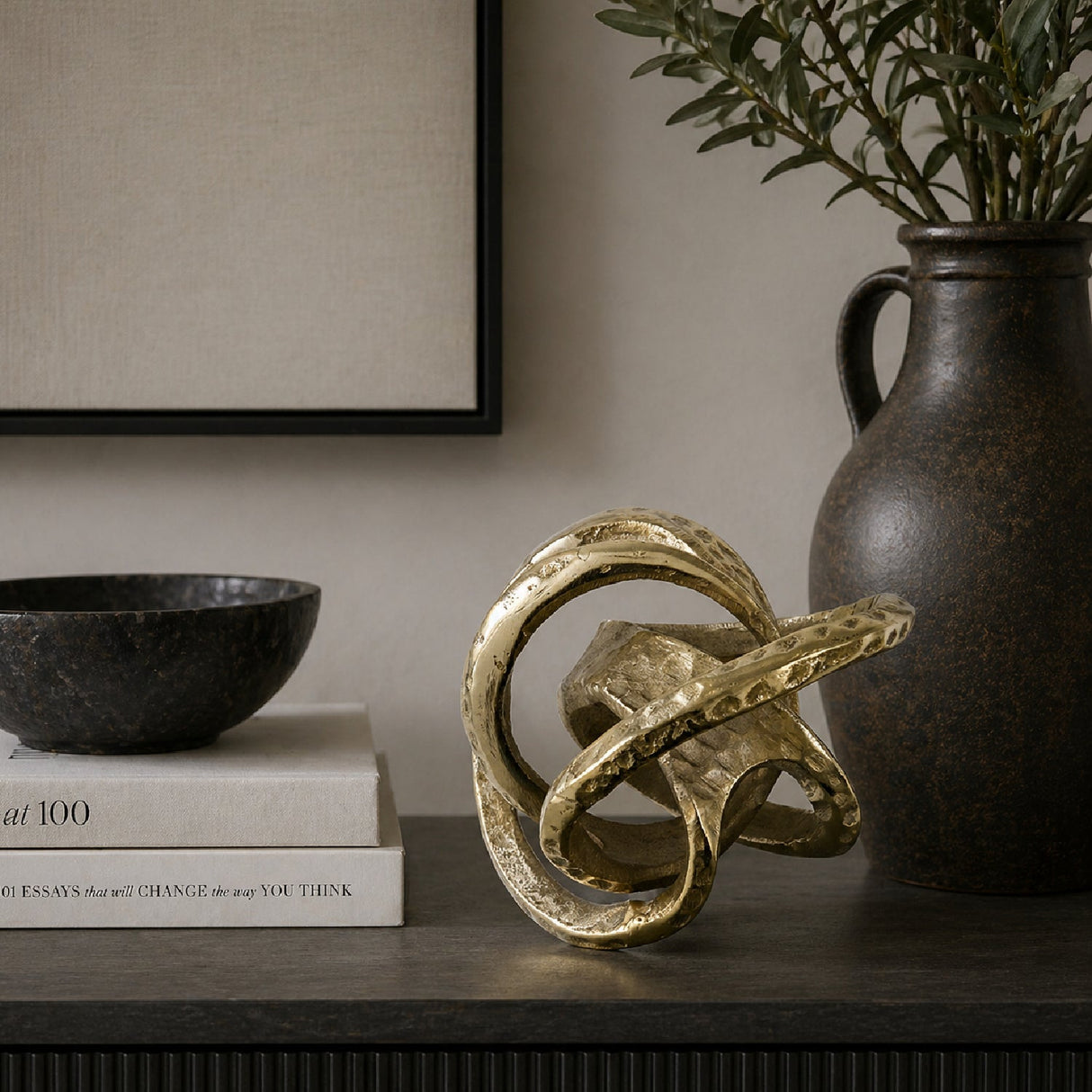 Modern European furniture - Aluminum Looped Sculpture - www.oroa.com