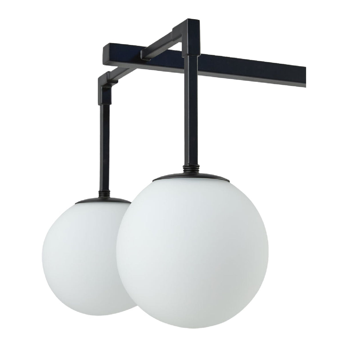Modern European furniture - White Sphere 6-Light Linear Chandelier - www.oroa.com