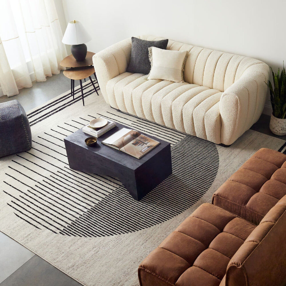 Modern European furniture - Textured Ceramic Accent Table Lamp - www.oroa.com