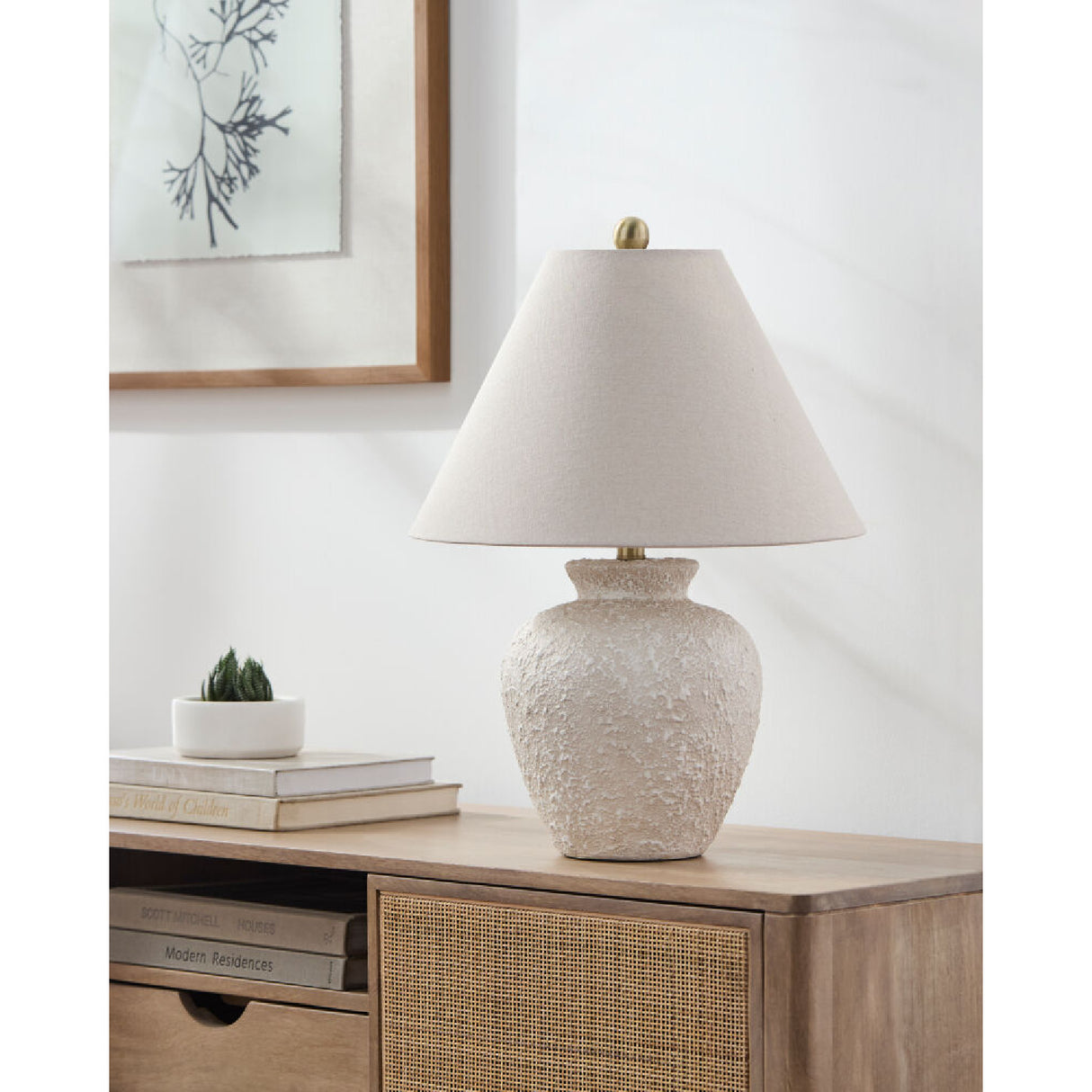Textured Ceramic Accent Table Lamp | Oroa.com