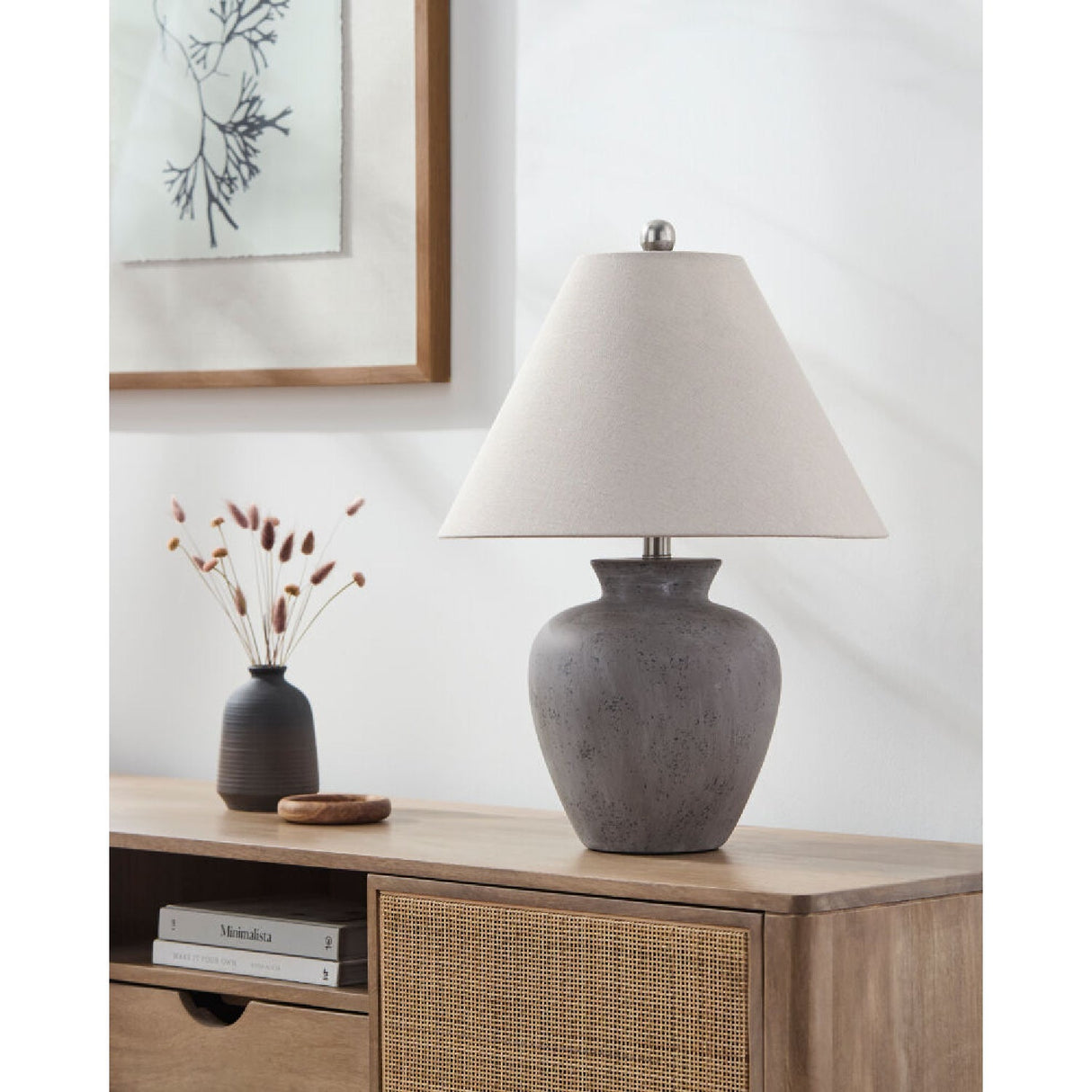 Modern European furniture - Textured Ceramic Accent Table Lamp - www.oroa.com