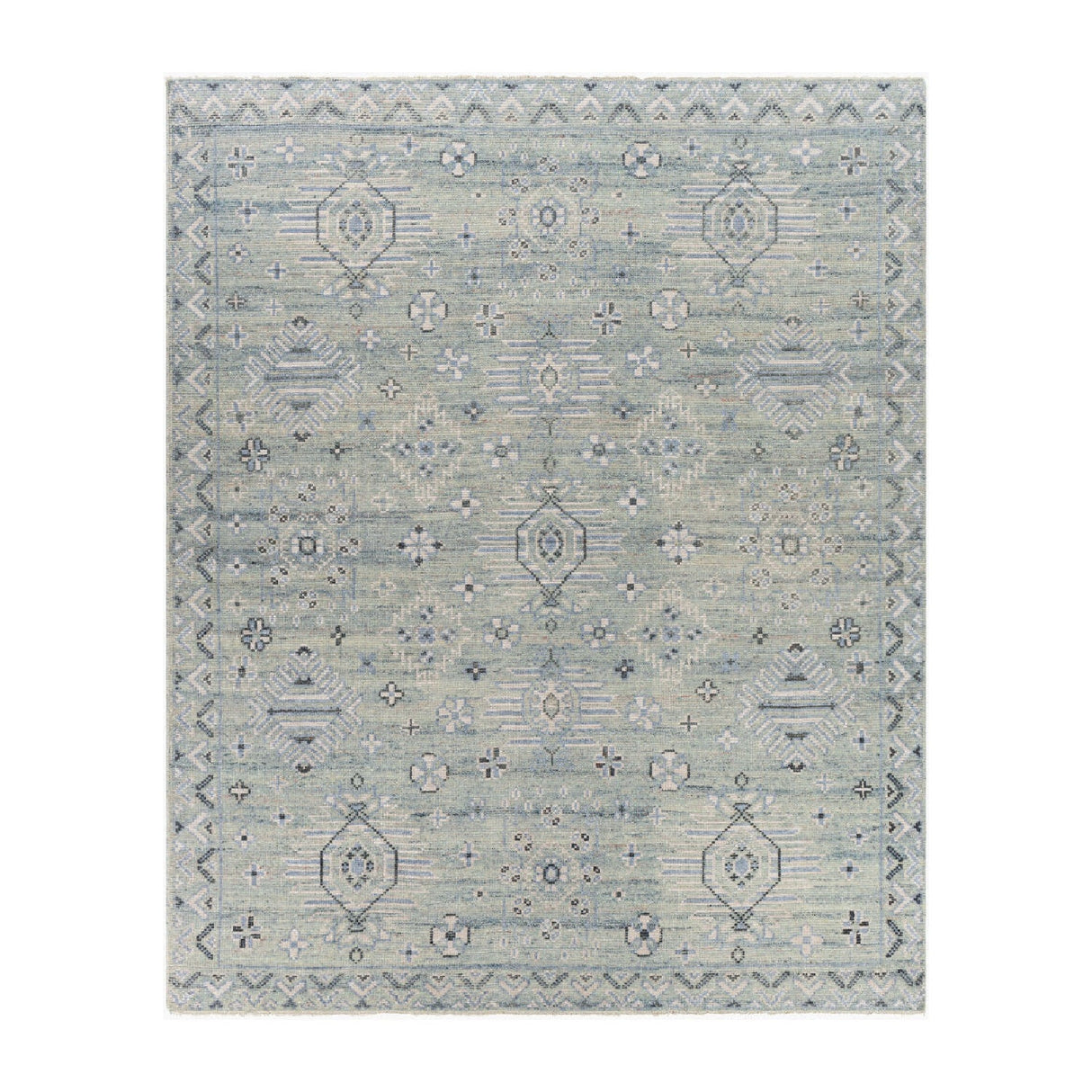 Modern furniture - Patterned Wool Viscose Carpet - www.oroa.com
