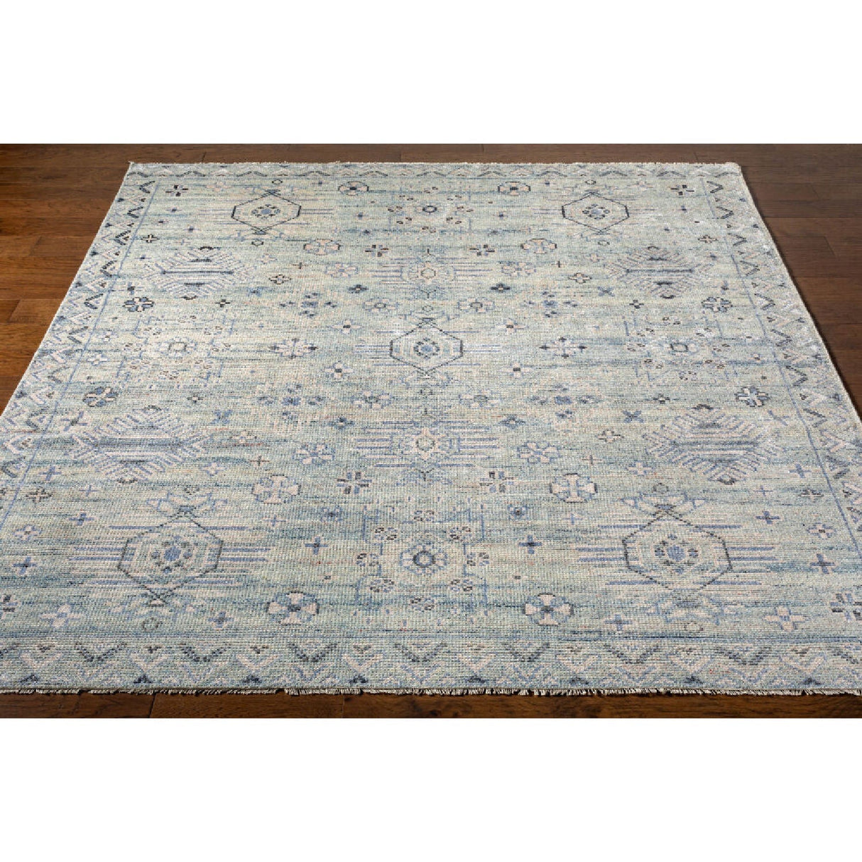 Modern furniture - Patterned Wool Viscose Carpet - www.oroa.com