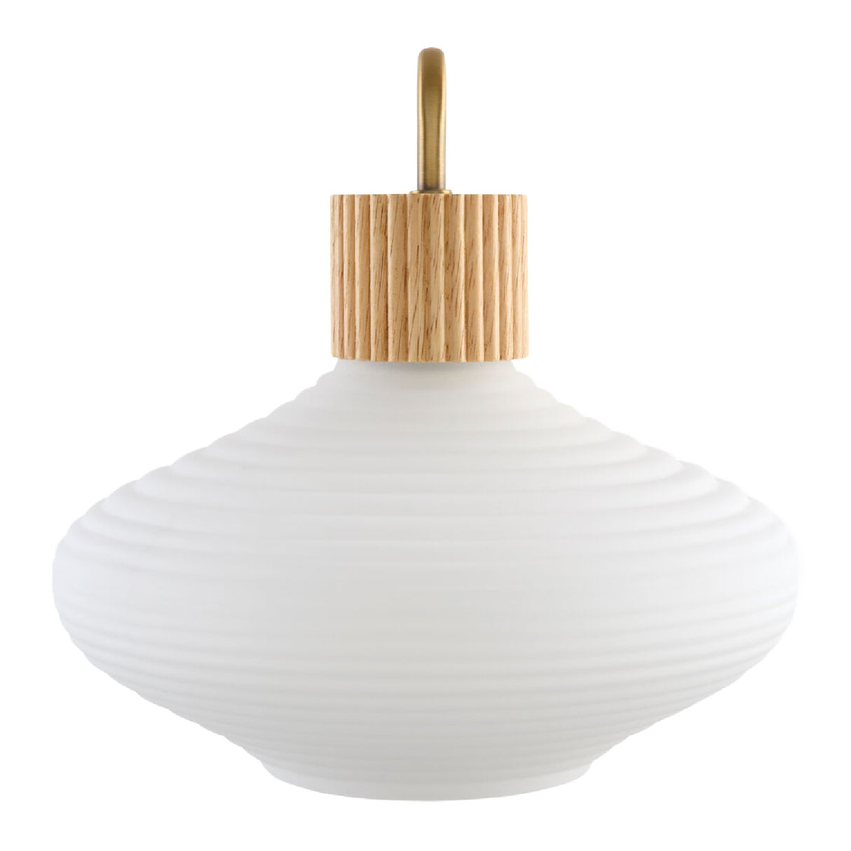 White Blown Glass Wall Lamp | Oroa.com