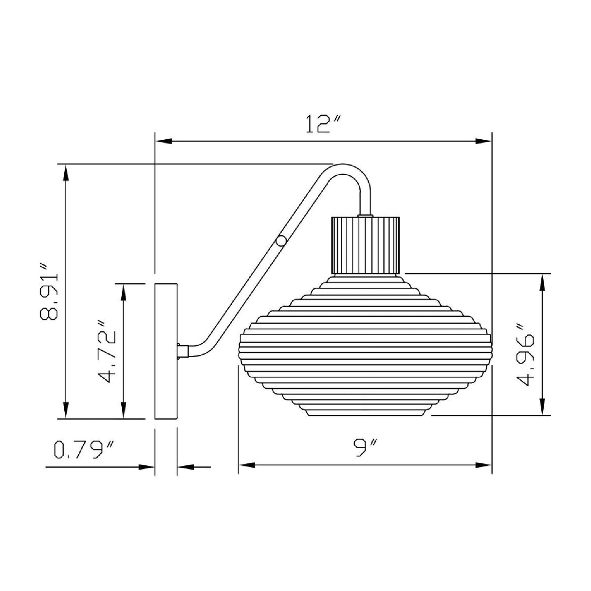 Modern European furniture - White Blown Glass Wall Lamp - www.oroa.com