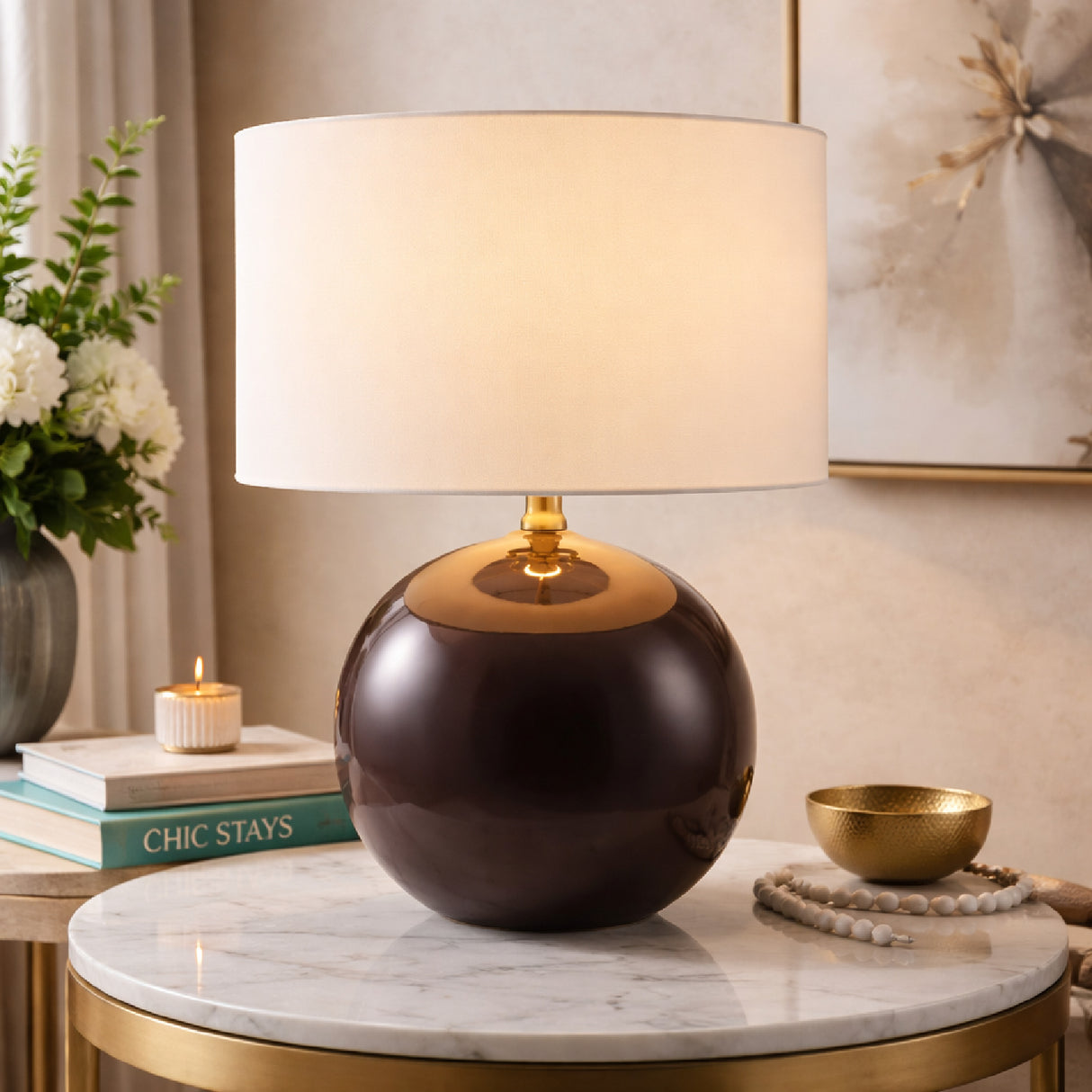Modern European furniture - Jute Accent Table Lamp - www.oroa.com | Oroa.com
