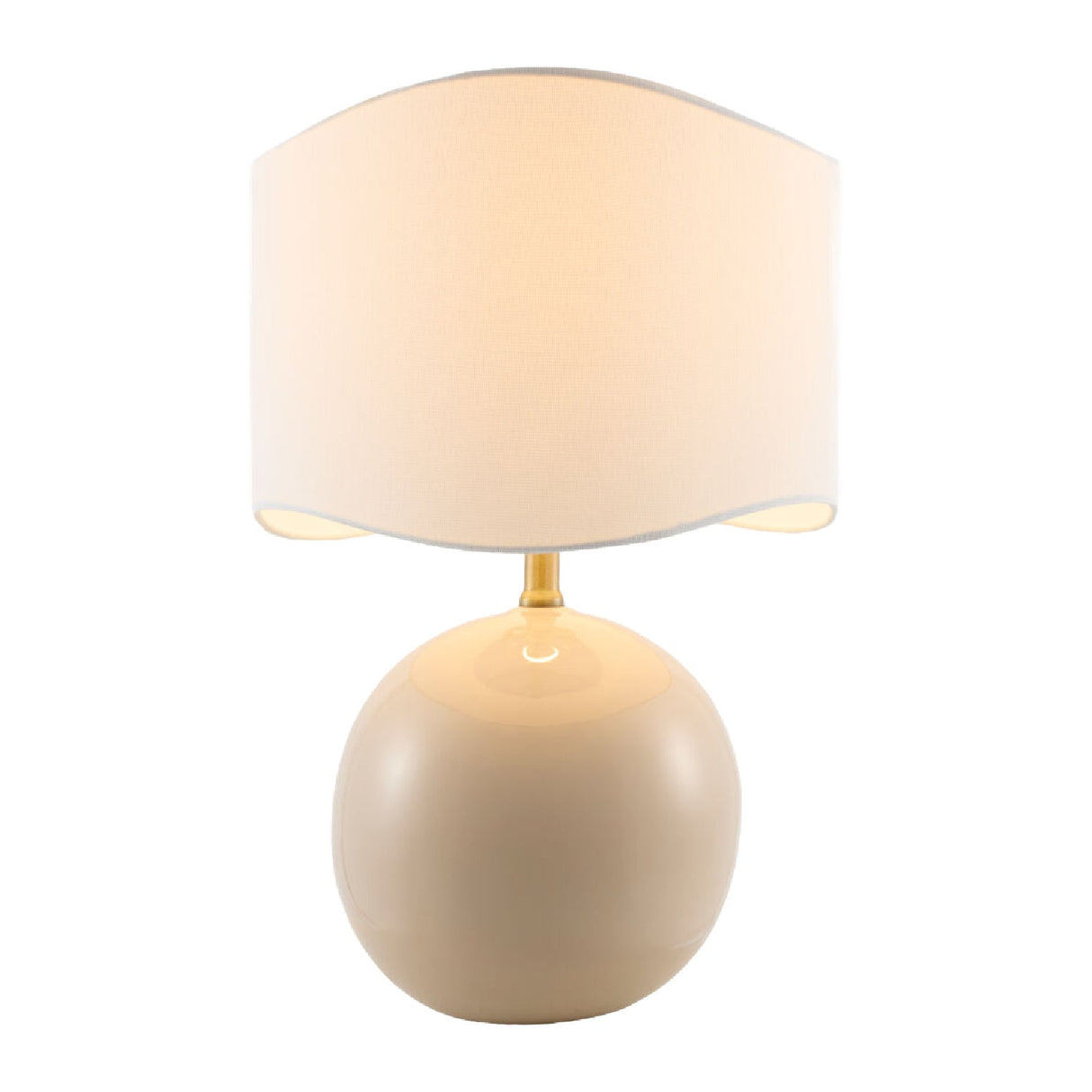Modern European furniture - Wavy Jute Table Lamp - www.oroa.com