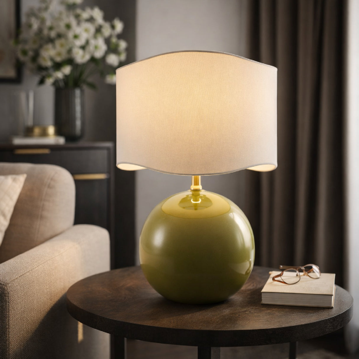 Wavy Jute Table Lamp | Oroa.com