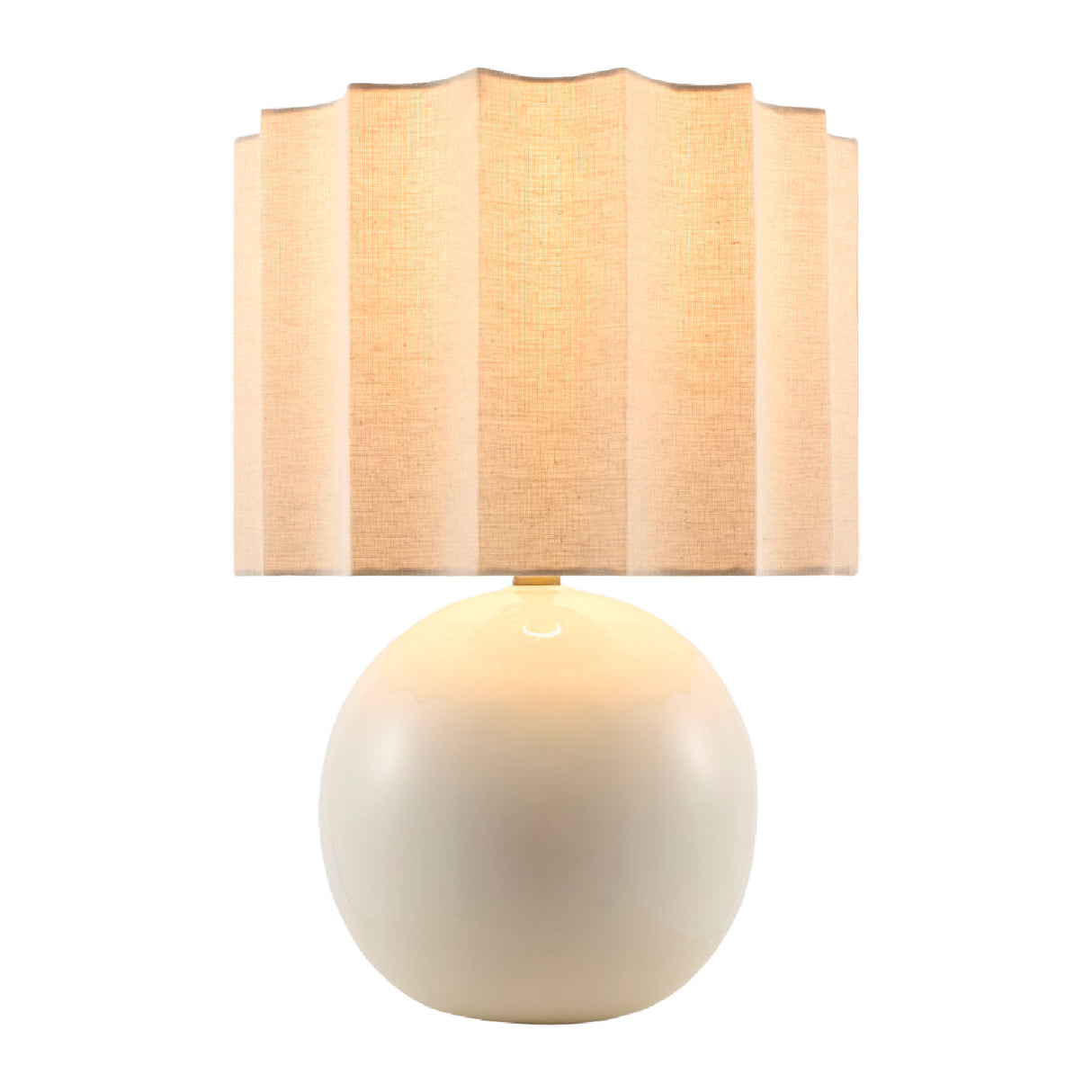 Wavy Jute Table Lamp | Oroa.com