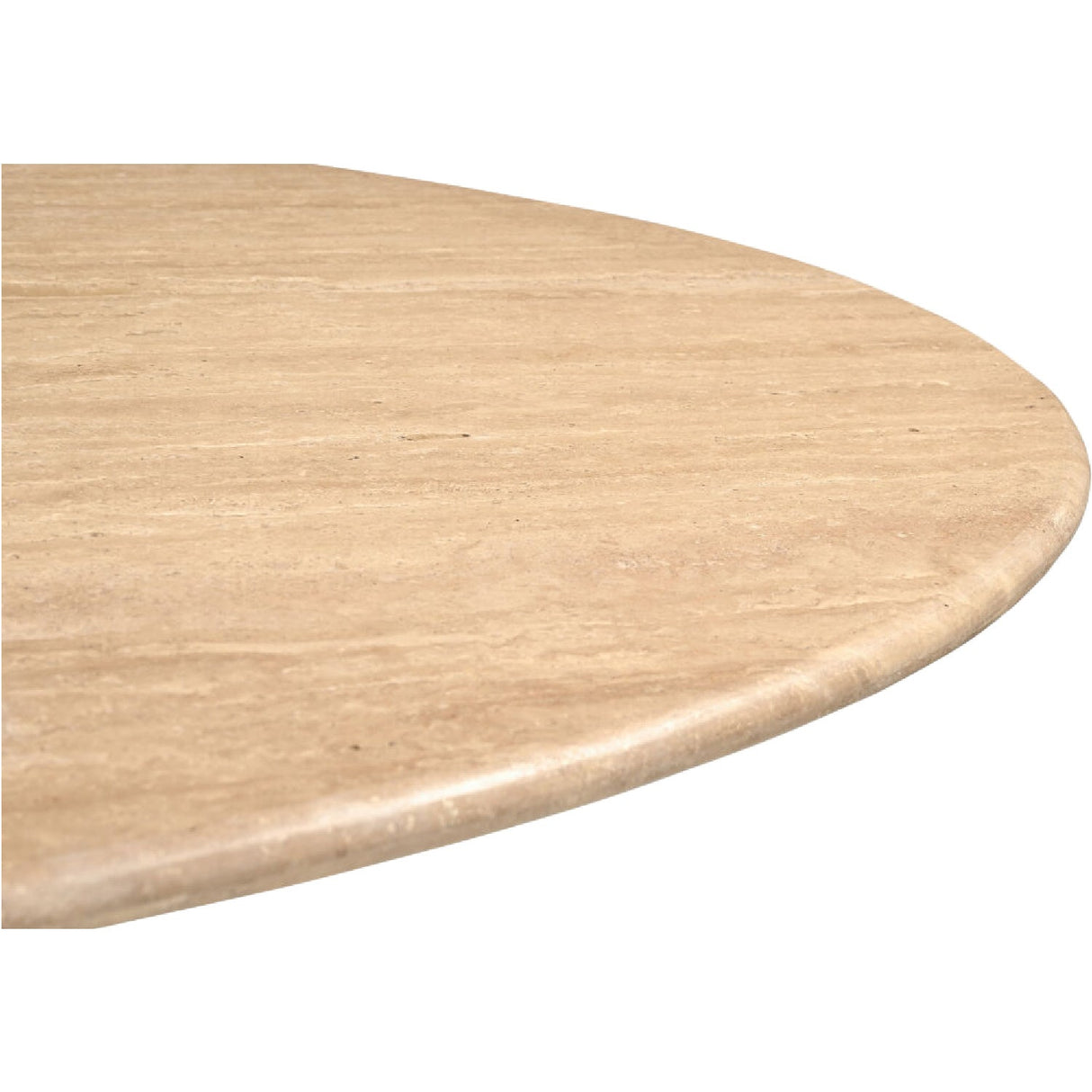 Modern European furniture - Oval Gold Base Dining Table - www.oroa.com