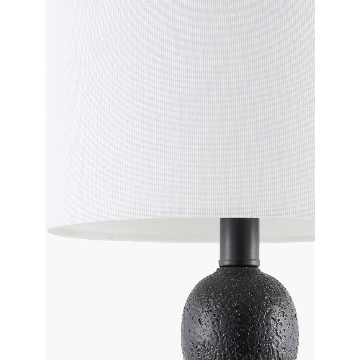 Geometric Stacked Linen Table Lamp | Oroa.com